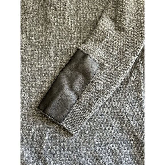 Club Monaco Cashmere/Wool/Leather Blend Knit Sweater Dress Size Small Petite - Picture 8 of 9